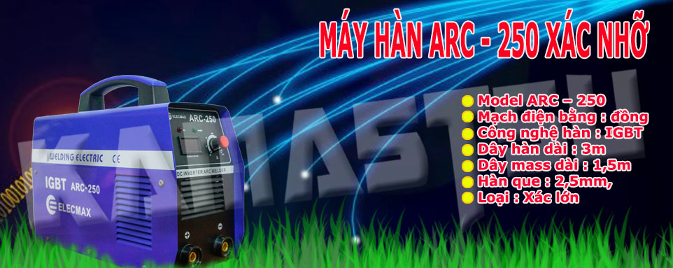 Máy hàn Elecmax ARC 250 xác nhỡ