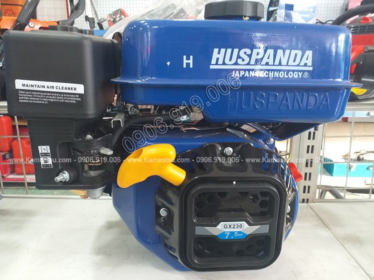 Động cơ xăng huspanda 7.5HP GX230 chất lượng