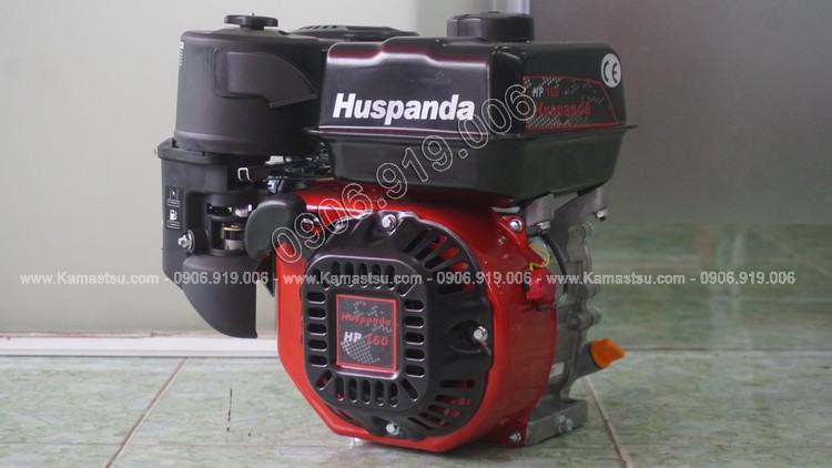 Động cơ xăng huspanda HP160 cốt thẳng