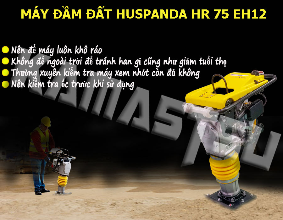 Bảo quản máy đầm đất Huspanda HR 75 EH12