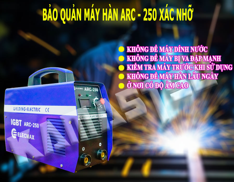 Cách bảo quản máy hàn