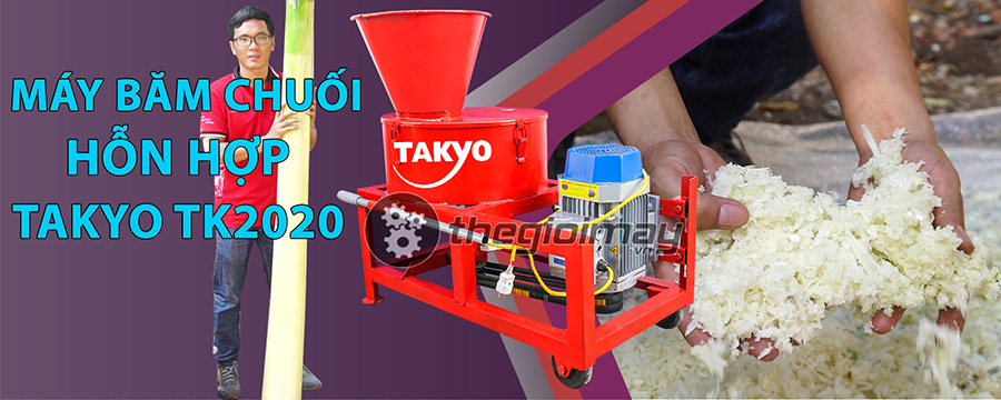 Máy băm chuối hỗn hợp TAKYO TK3000